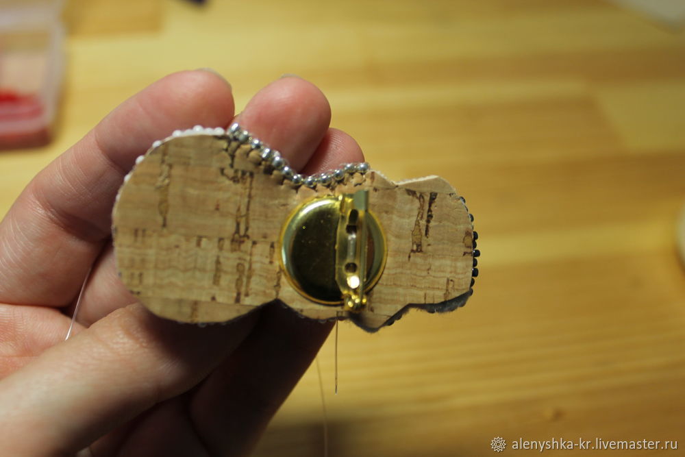 Мастерим брошь «Снеговик», фото № 23