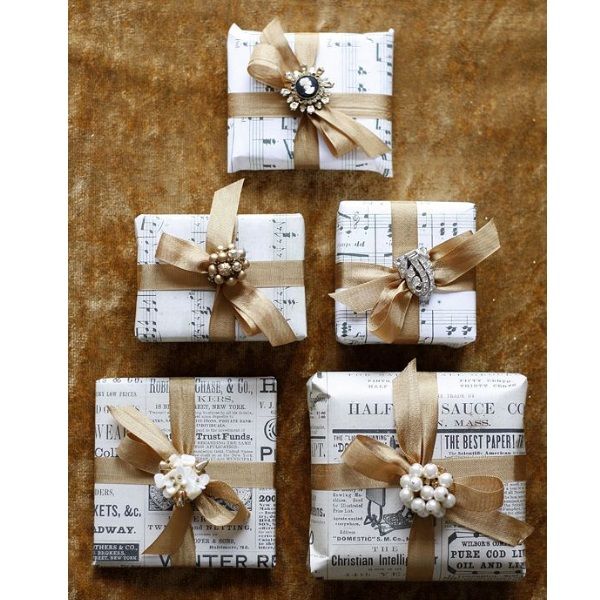 Как сделать новогоднюю упаковку — мешочки из фетра