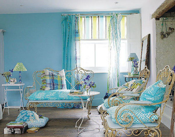 Modrý obývací pokoj, foto č. 4