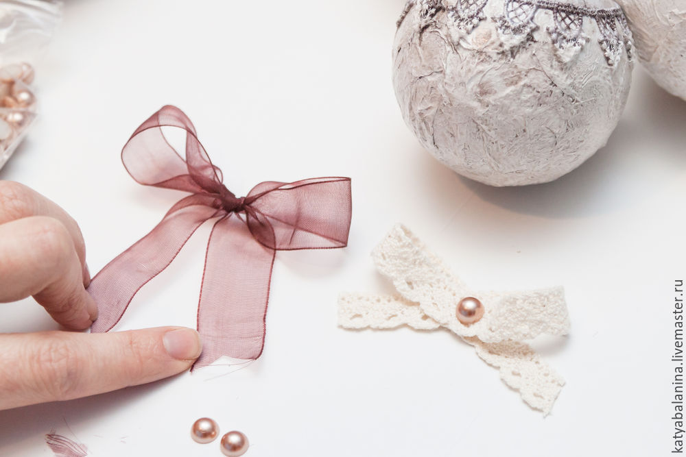 Создаем винтажный ёлочный шар, фото № 21