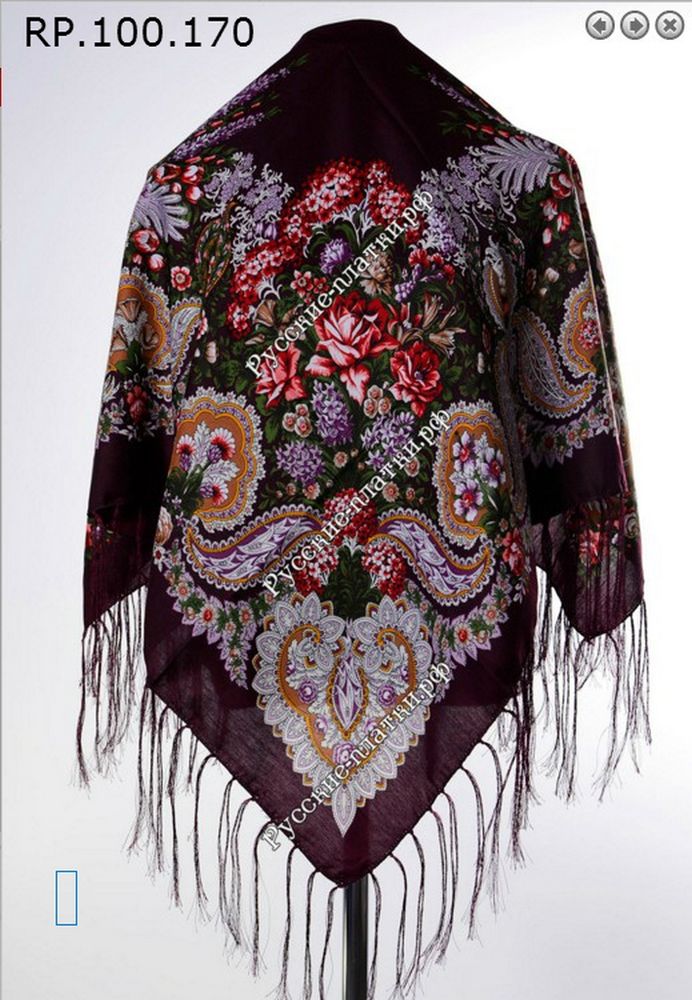 Образцы "Русский платок" 100 на 100 | Журнал Ярмарки Мастеров