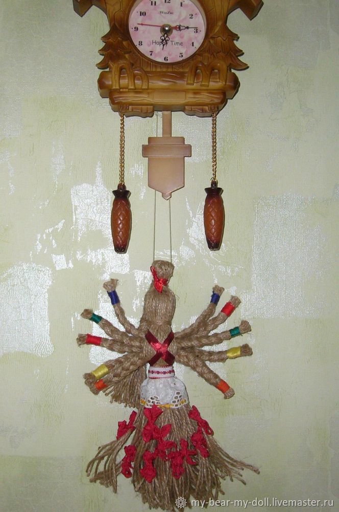 Изготовление старославянских оберегов - нитяных кукол, фото. № 19