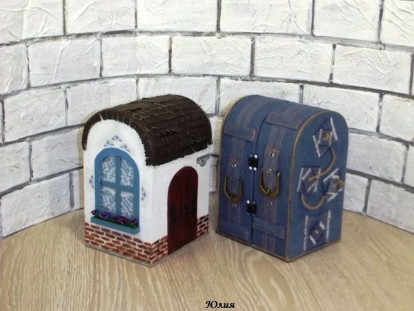 Делаем домик-кофр для игрушки | Ярмарка Мастеров - ручная работа, handmade