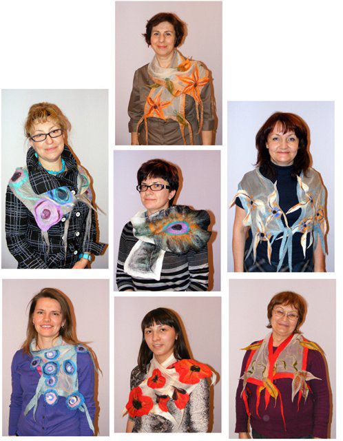 Отчет по мастер-классу по нуно-шарфам на шифоне от 2 апреля 2010, фото № 2