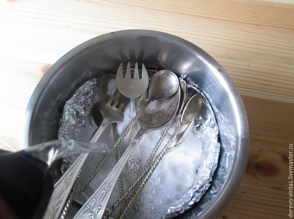 Как отбелить серебро в домашних условиях