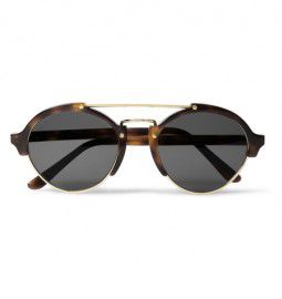Illesteva Milan Acetate And Metal Round-frame Sunglasses
