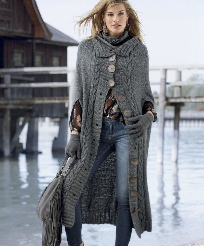 вязание спицами для женщин пальто модные модели | Дзен
