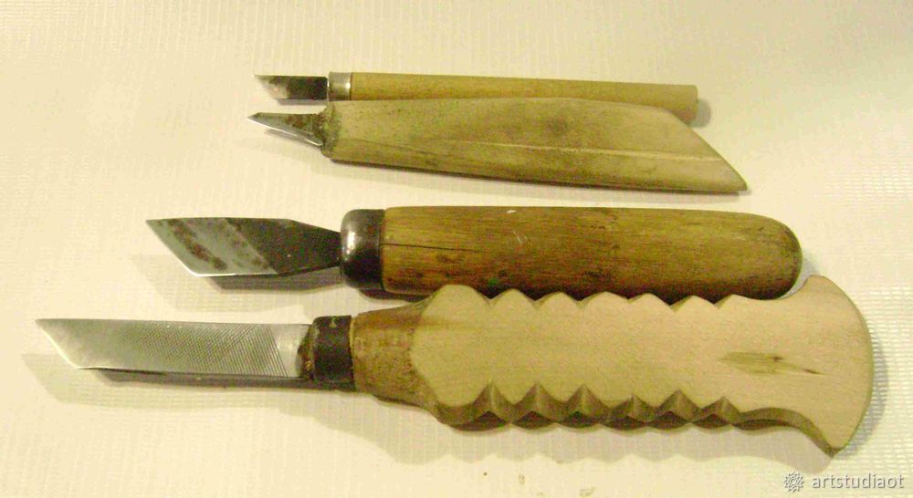 Разновидности ножей по дереву