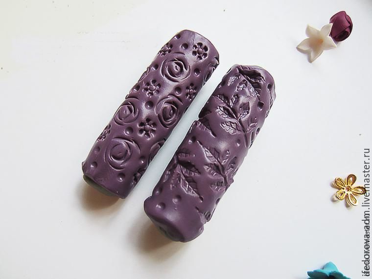 Lifehack How to Make a Textured Rolling Pin for Polymer Clay: DIYs в  журнале Ярмарки Мастеров