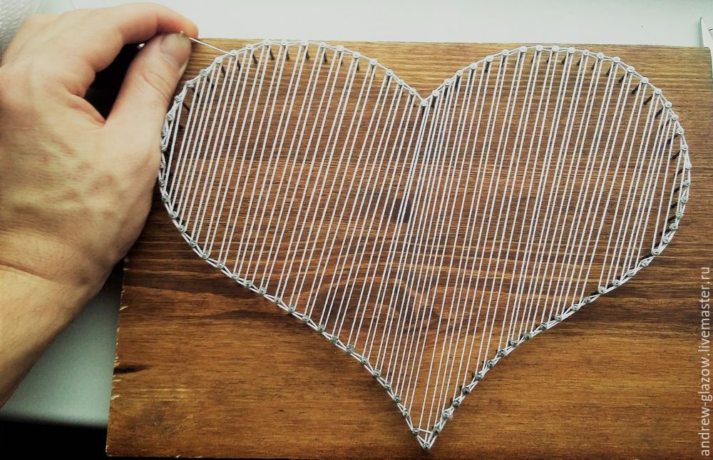 String Art Heart: Initial steps to create #stringArt Heart | This is a very  basic #stringartheart design. All the mentioned steps are very easy to  follow. I have already shared the step