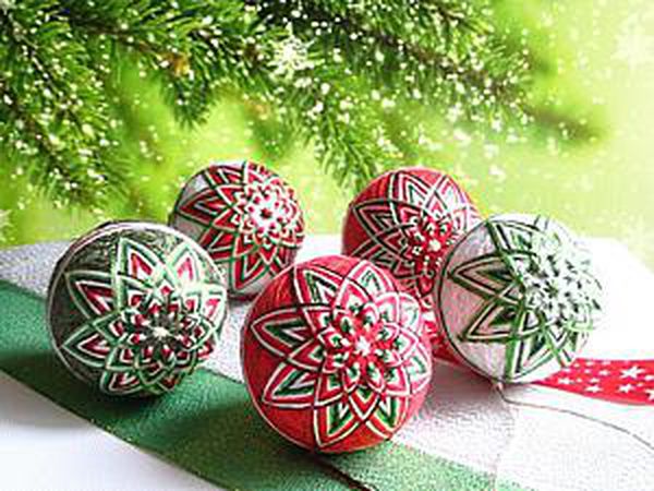 How to Make an Unusual Temari Ball for Your Christmas Tree | Livemaster - handmade