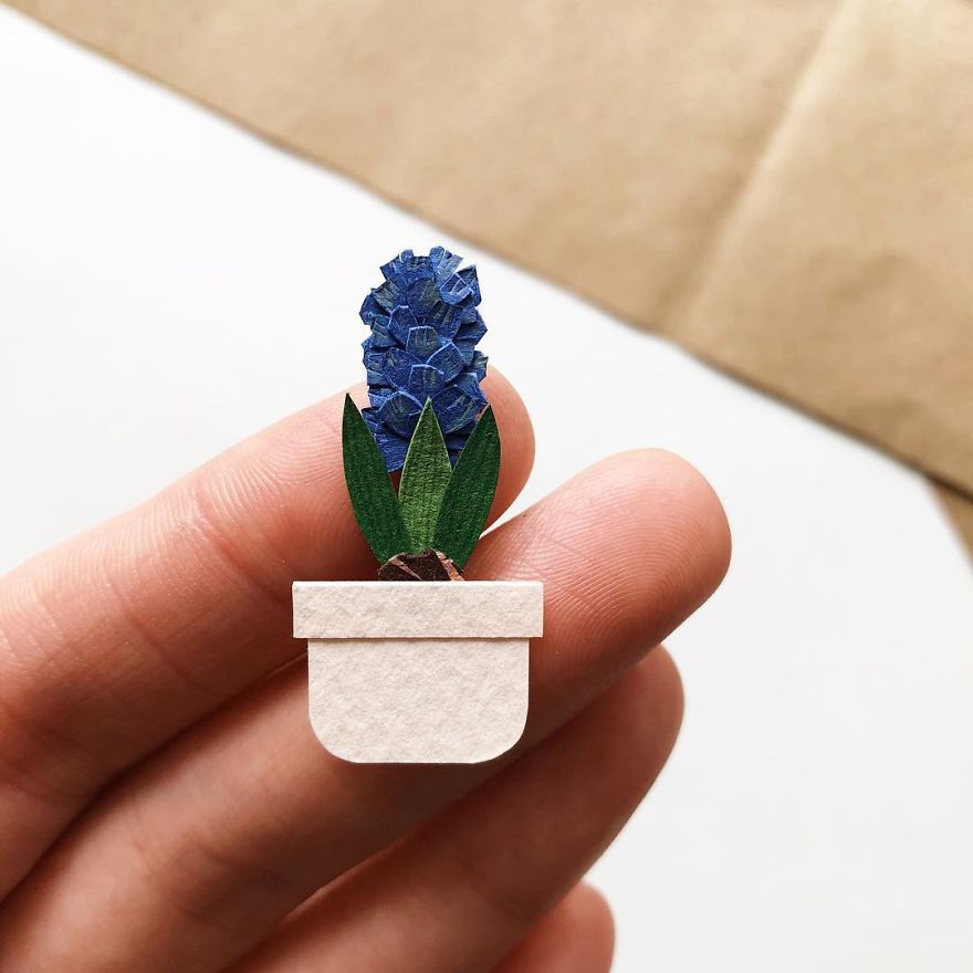 The Fleur of Paper Miniatures in the Cozy Plant World by Tania Lissova ...