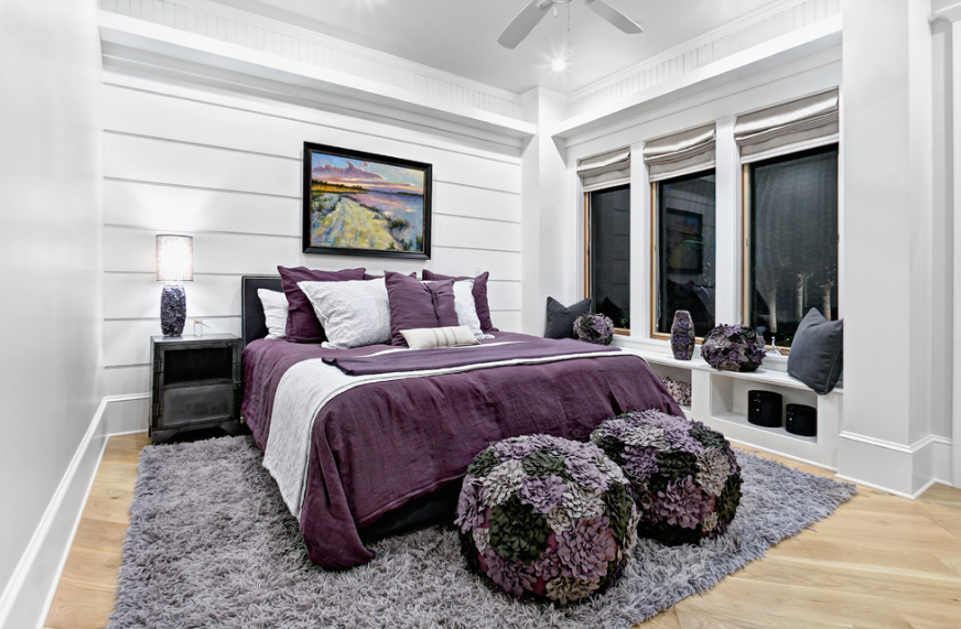 Фиолетовый цвет в интерьере – для тех, кому не фиолетово