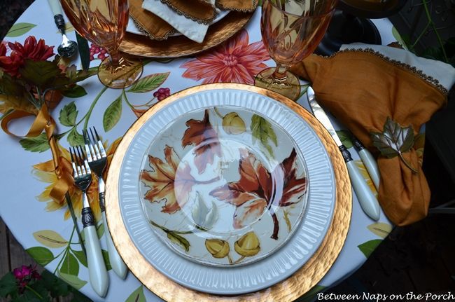 сервировкаAutumn Tablescape (Between Naps on the Porch) сервировка