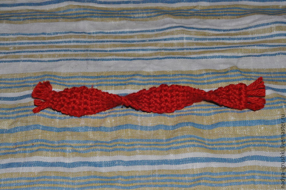 Как связать милого новогоднего оленя, фото № 15