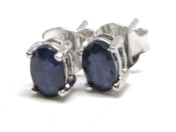 Серьги с сапфиром! | Ярмарка Мастеров - ручная работа, handmade