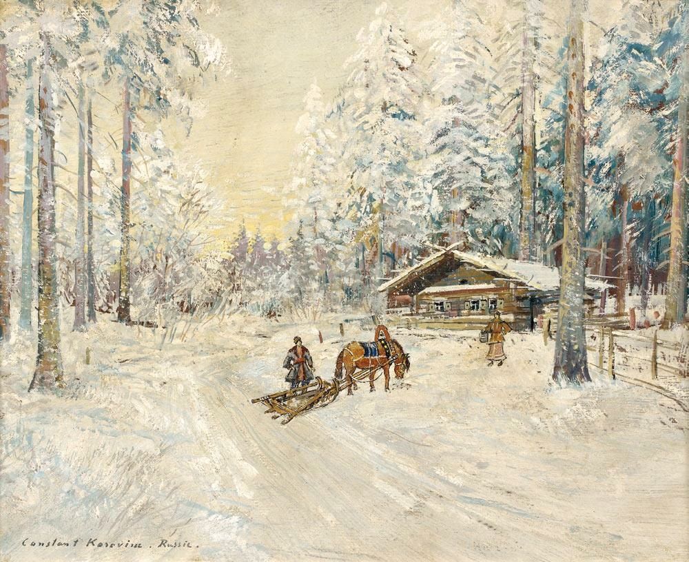 Сказочные зимние пейзажи русских художников, фото № 16