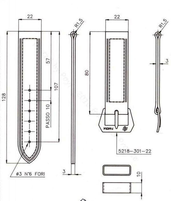Набор выкроек браслетов и ремешков для часов jpg