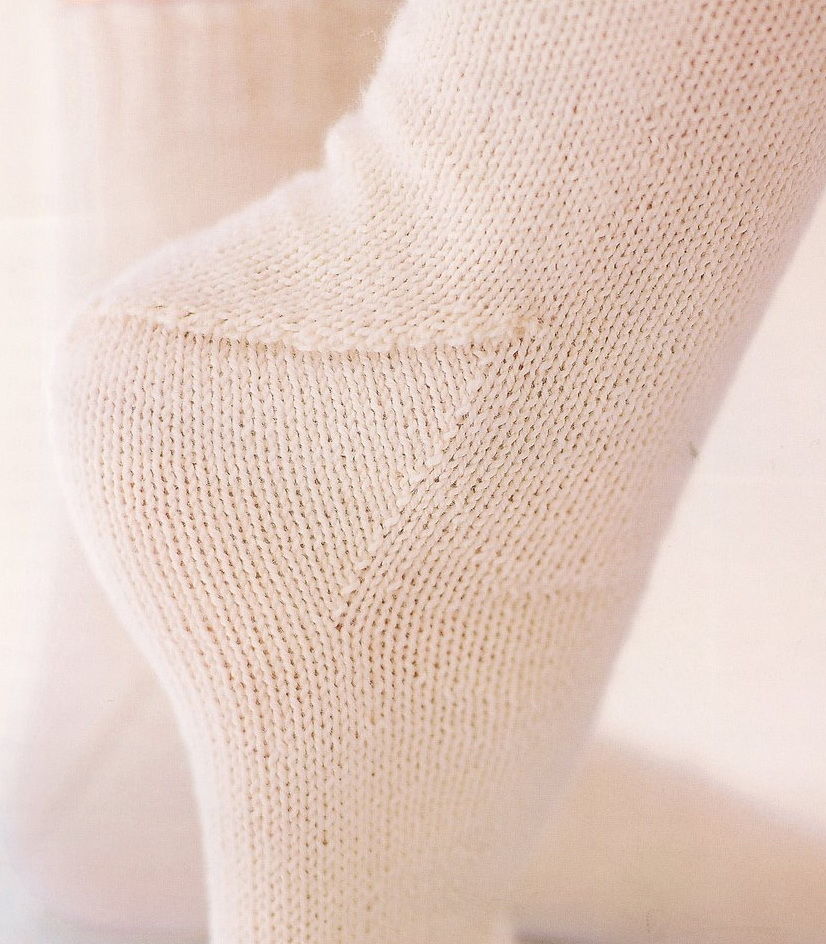 9 способов вязания пятки носка спицами