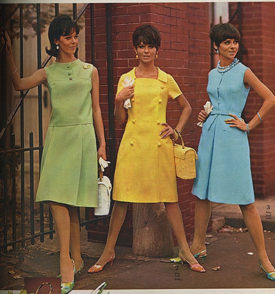 Женские платья 80х годов