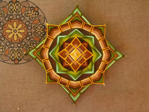 Плетение мандалы. | Ярмарка Мастеров - ручная работа, handmade