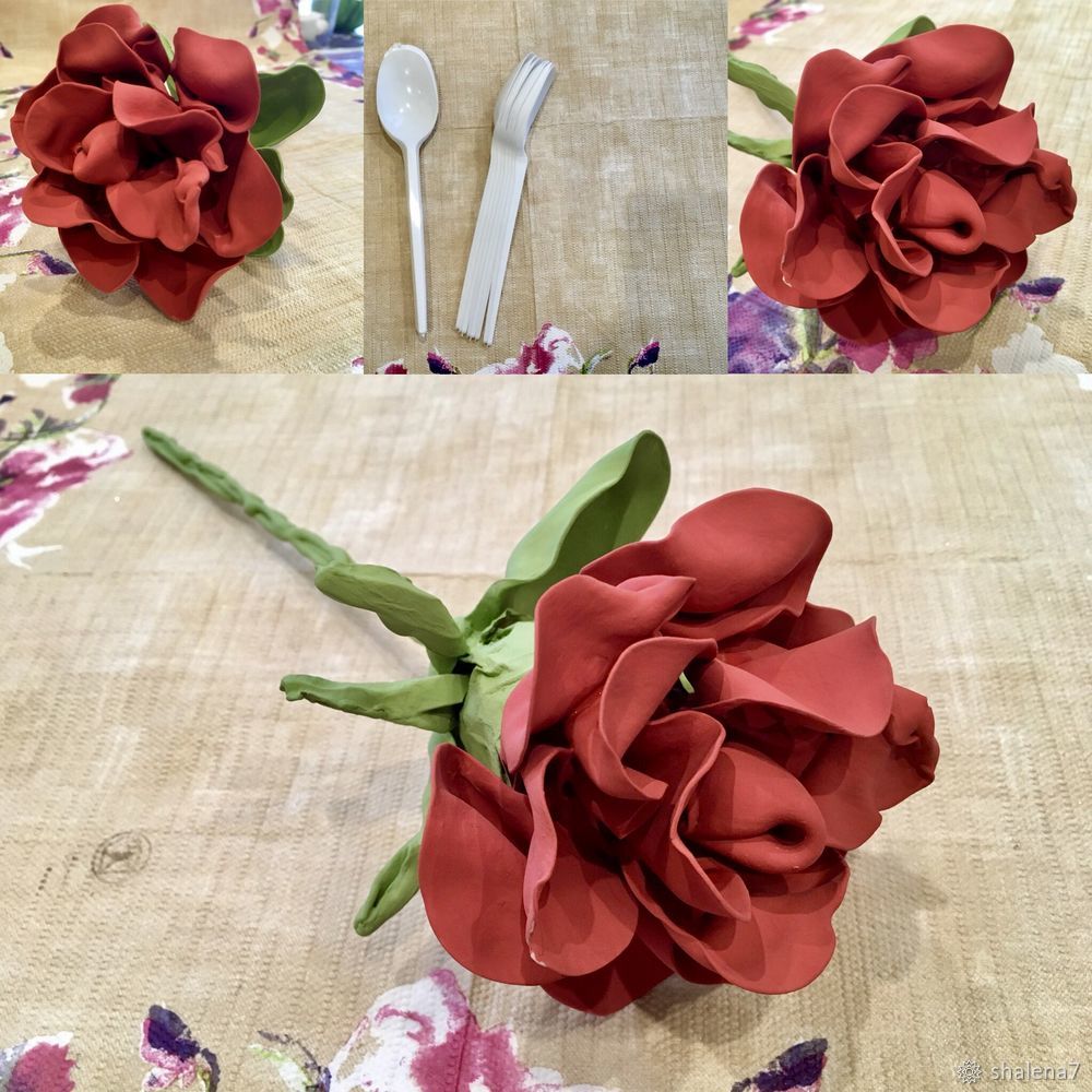 Делаем цветок из пластиковых ложек и кофейных зёрен - Мастер-класс на slep-kostroma.ru