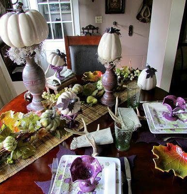 Rustic & Refined: Purple Birthday Table