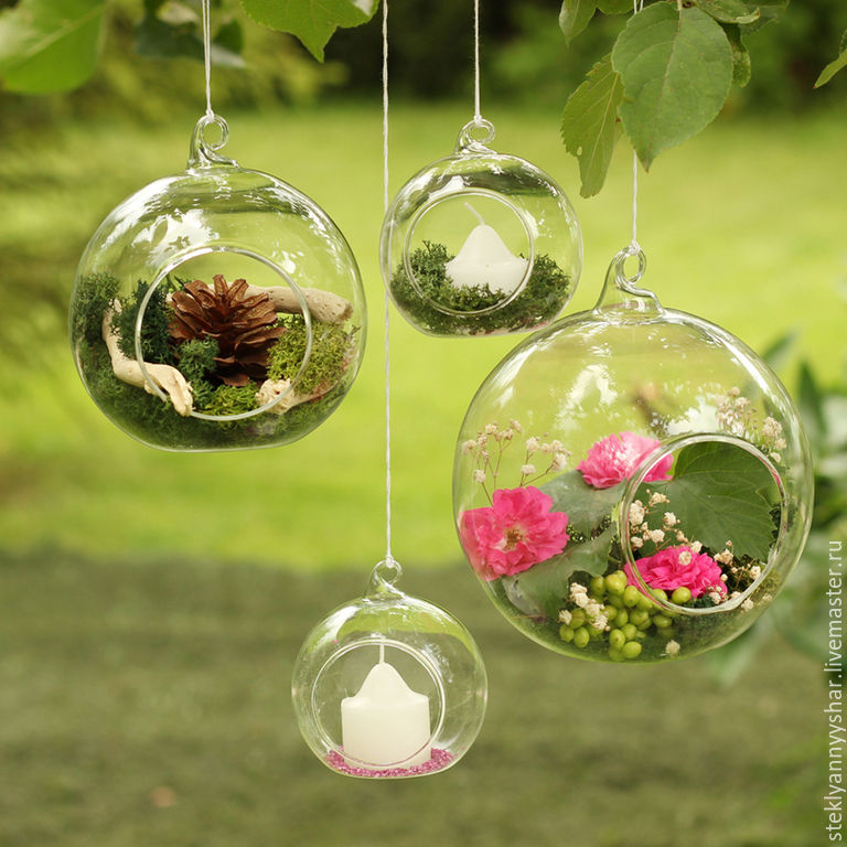 Шар стекло купить. Стеклянные шары. Стеклянный шар подвесной. Подвесные шары для декора. Подвесные стеклянные вазы.