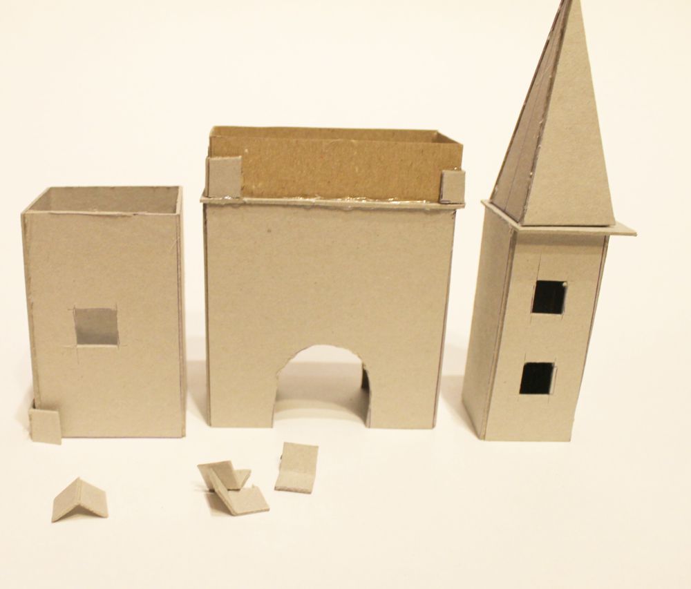Сборная модель из картона Архитектурные памятники 