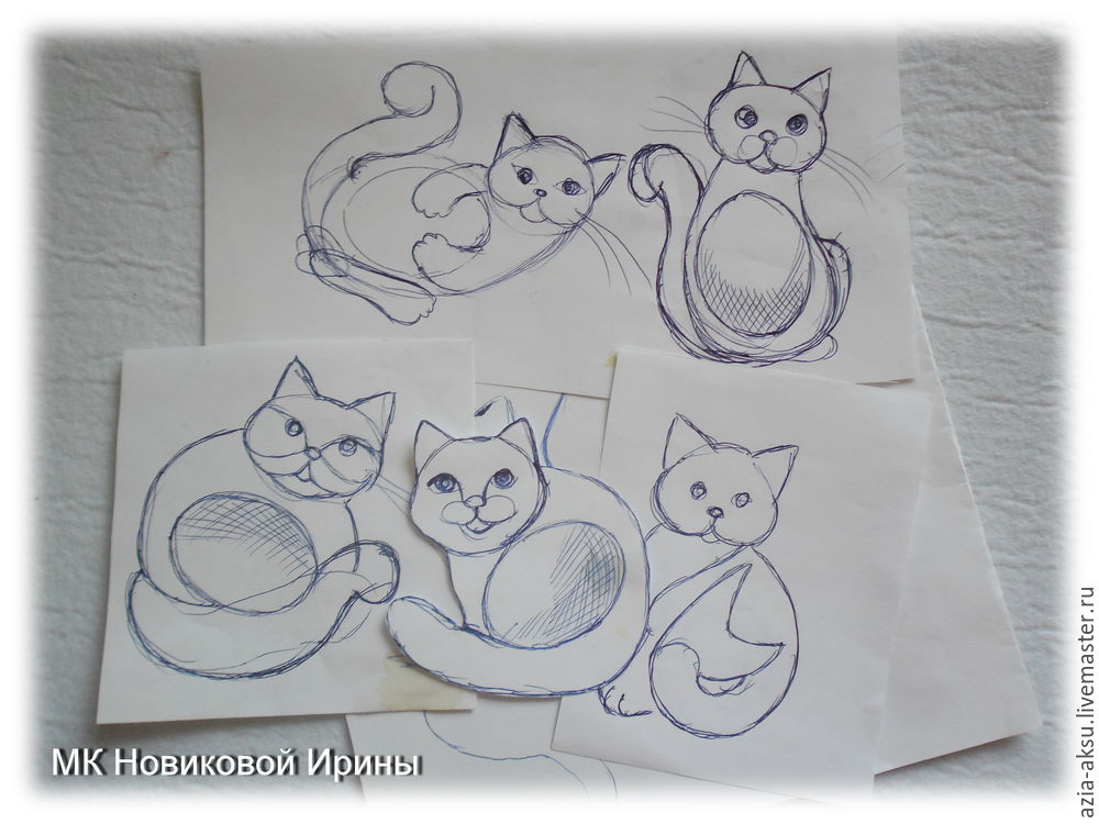 Кошка-брошка вышиваем бисером голубоглазую сиамскую красавицу, фото № 1