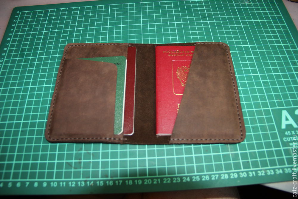 Как сделать обложку на паспорт из ткани своими руками 2часть
