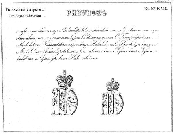 Шифры институток. Часть 4, фото № 13