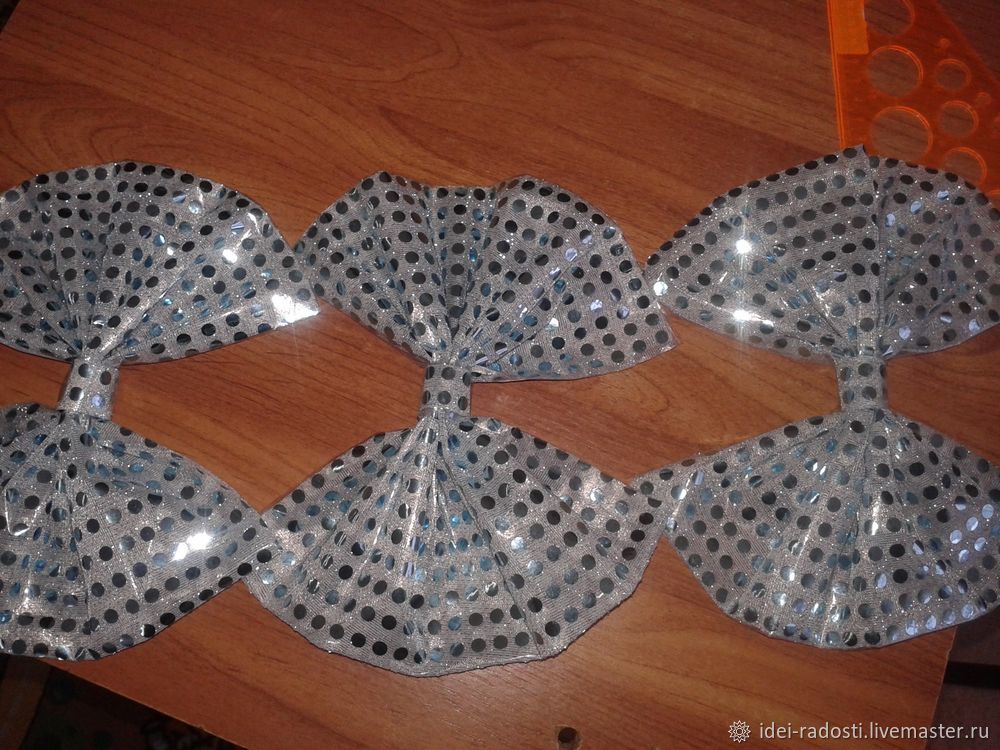 Бантик для куколки или Мальвины- для новогоднего костюма, фото № 14