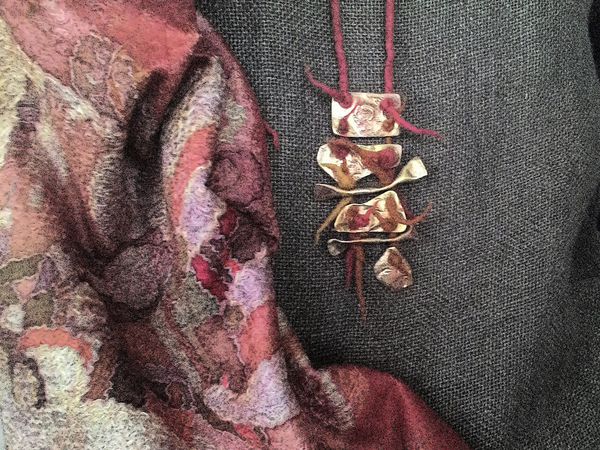 Войлок и Металл. Уникальное дополнение. | Ярмарка Мастеров - ручная работа, handmade
