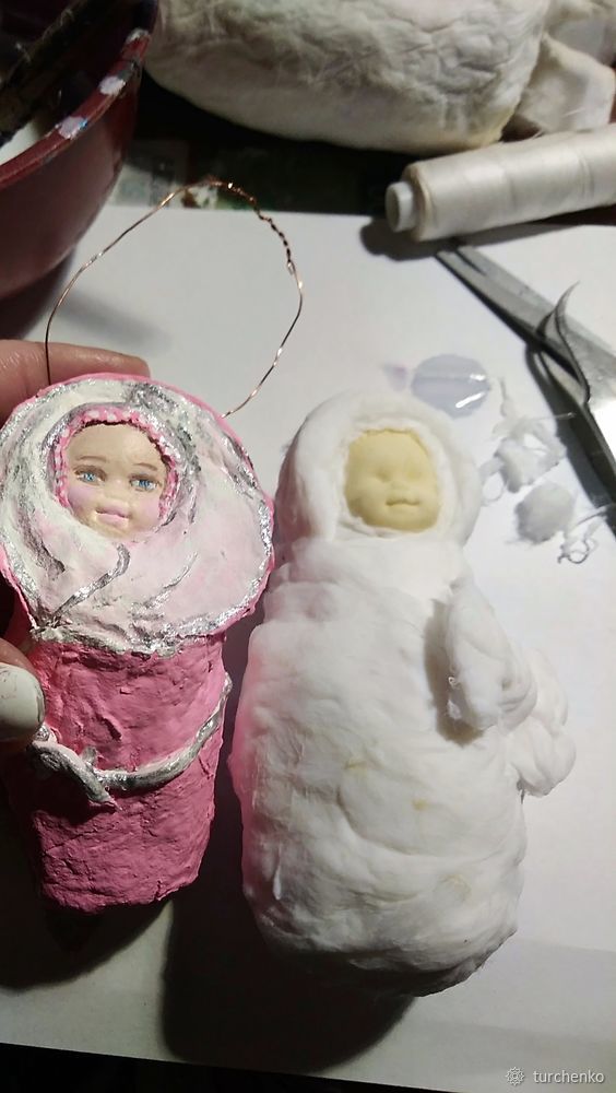 клейстер для ватных игрушек. ватные игрушки. елочная ватная игрушка гном. клейстер для ватных игрушек. крашеная вата для ватных игрушек.