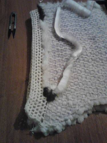 вязание с мехом