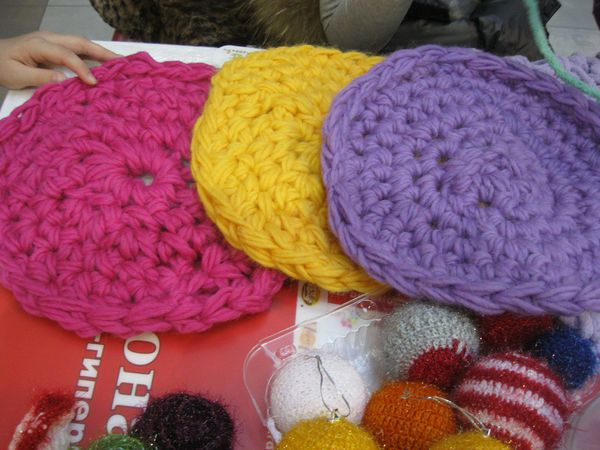 Finger Crochet (Вязание Пальцами): коврик | Ярмарка Мастеров - ручная работа, handmade