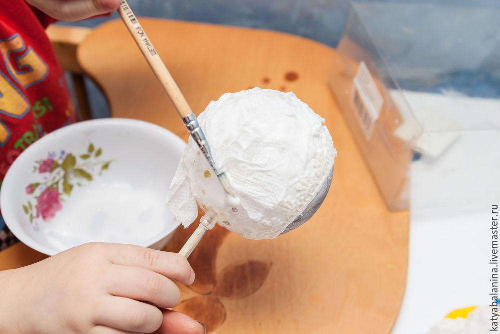 Создаем винтажный ёлочный шар, фото № 12