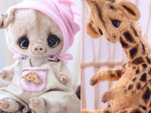 Совмещенные мастер-классы Поросенок и Жираф Кати Беспаловой в Москве | Ярмарка Мастеров - ручная работа, handmade