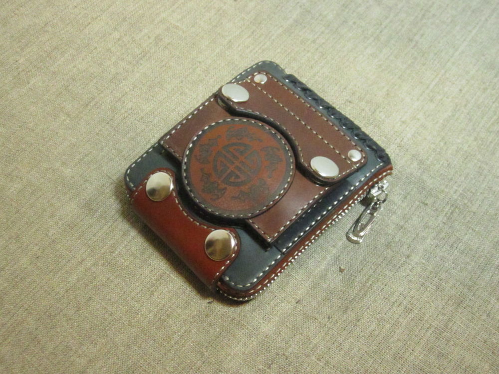 Гнутый кошелек на ремень | Журнал Ярмарки Мастеров
