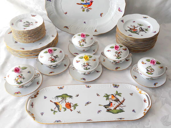 Великолепный столовый сервиз Herend, Rothschild | Ярмарка Мастеров - ручная работа, handmade