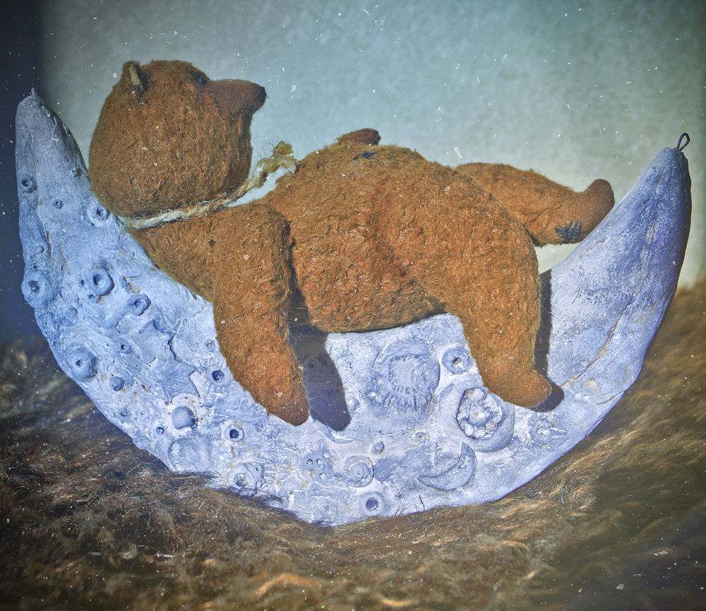 Фигурка из папье-маше, объемная, мал, полярный медведь, 8*21*11 см | Код товара: 100211
