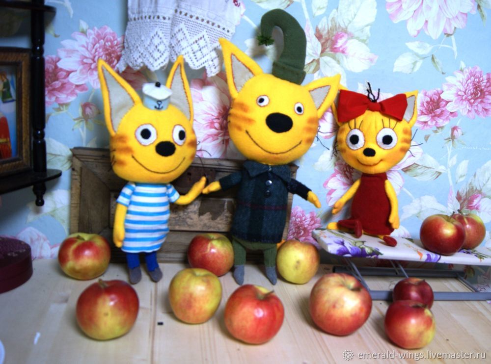 Шьём флисовую кошечку Карамельку из мультфильма «Три кота», фото № 48