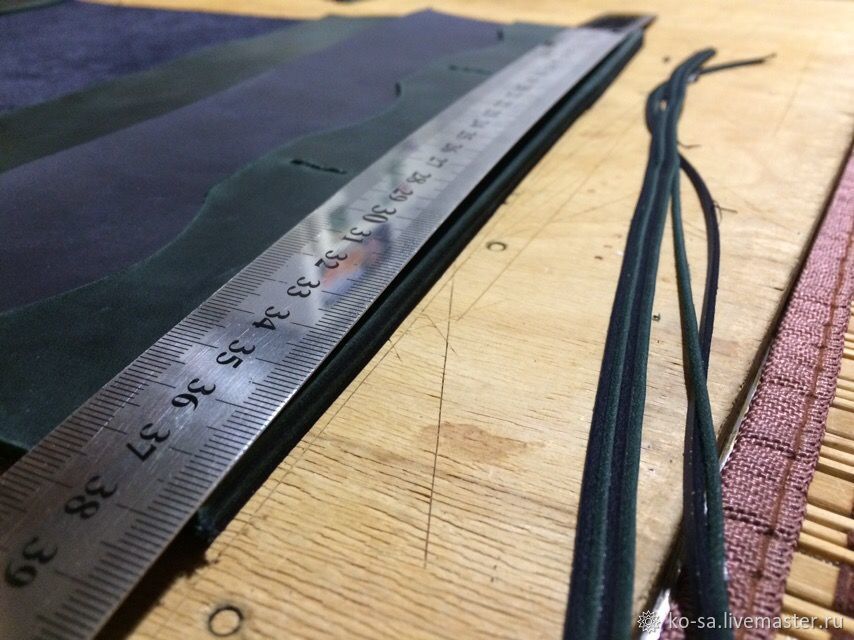 Делаем кожаный блокнот-органайзер формата А4, фото № 12