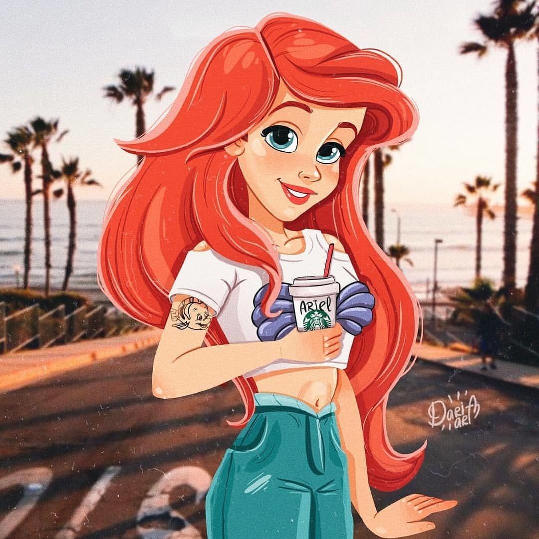 Disney Princesses in Real Life: Illustrations by Daria Artemyeva: Ideas ...