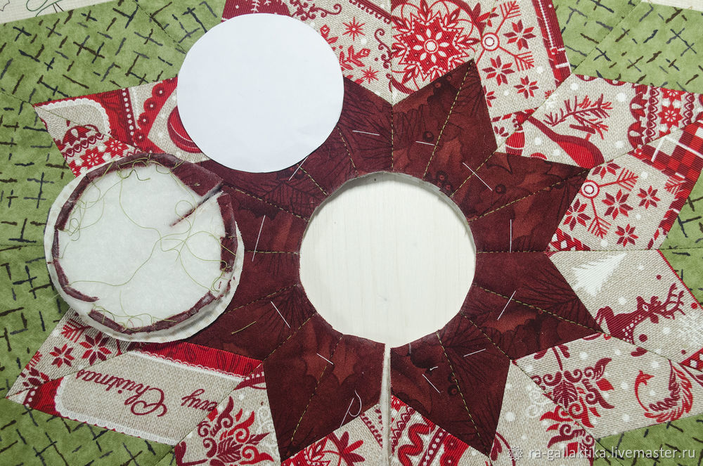 Шьем юбку для елки в стиле пэчворк, фото № 21 Шьем юбку для елки в стиле пэчворк, фото № 21