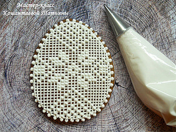 Homey DIY: Spice-Cakes with a Hand Painted Icing Fishnet Pattern | Livemaster - handmade
