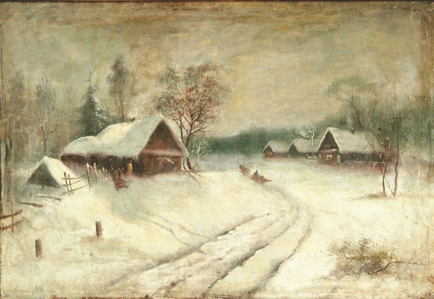 Сказочные зимние пейзажи русских художников, фото № 3