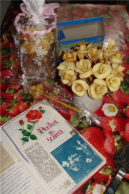 Рецепт - Печенье Розы к чаю от Бабушки Эммы