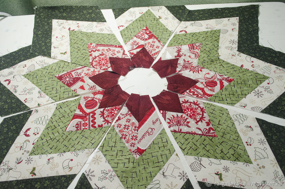 Шьем юбку для елки в стиле пэчворк, фото № 14 Шьем юбку для елки в стиле пэчворк, фото № 14